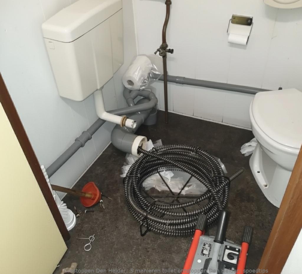 5 manieren toilet ontstoppen Den Helder: spoedtips