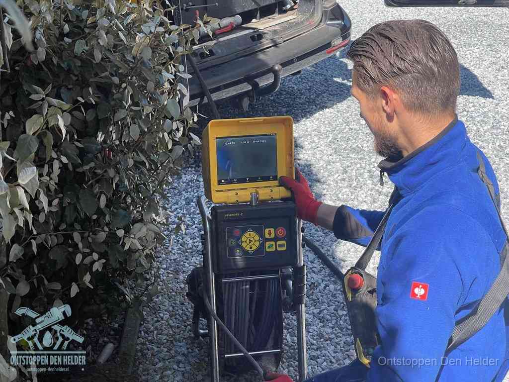 Rioolinspectie met camera in Den Helder