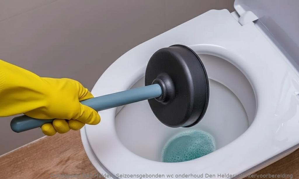 Seizoensgebonden wc onderhoud Den Helder: Wintervoorbereiding